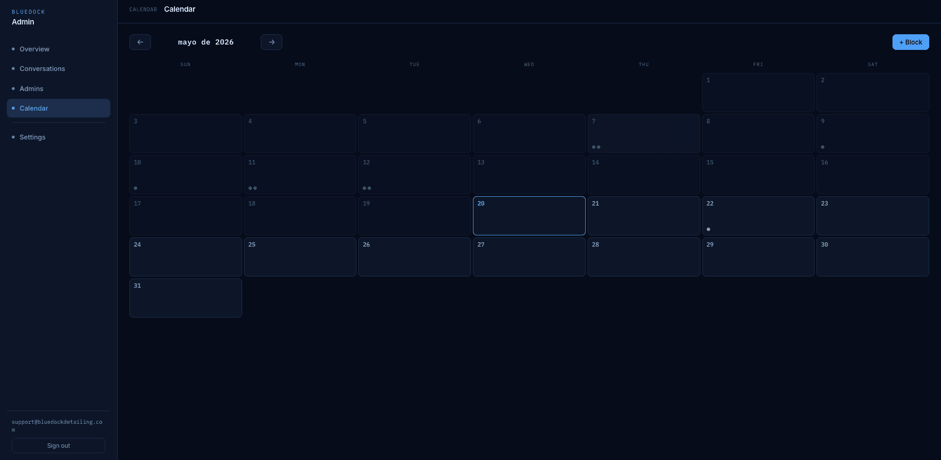 Perseus · Calendar